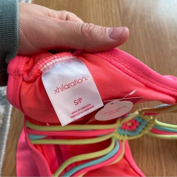 Xhiliration Pink bikini NWT small - Picture 9 of 12